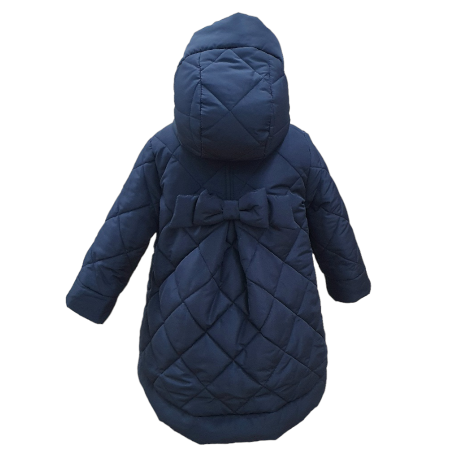 Piumino trapuntato con fiocco Monnalisa